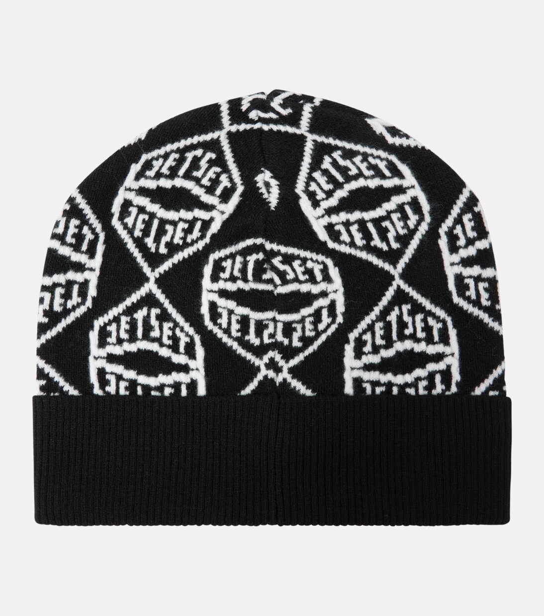 Logo wool-blend beanie  | Jet Set