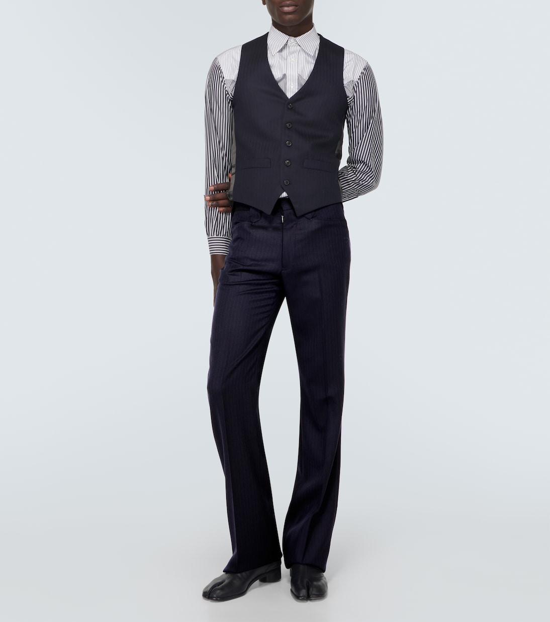 Pantaloni regular in lana | Maison Margiela