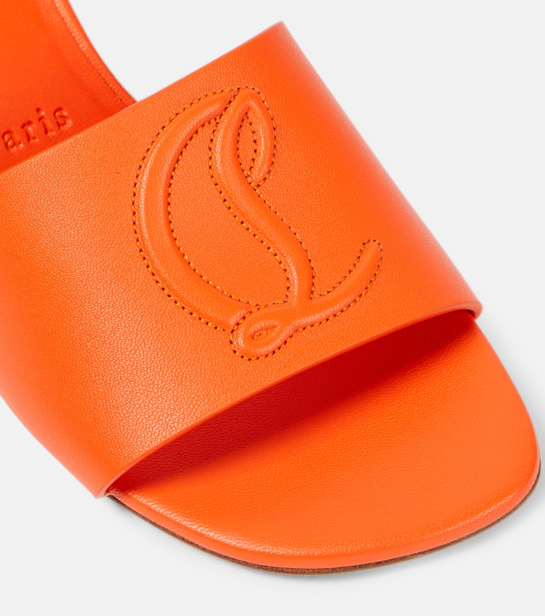 So CL 55 embossed leather mules | Christian Louboutin