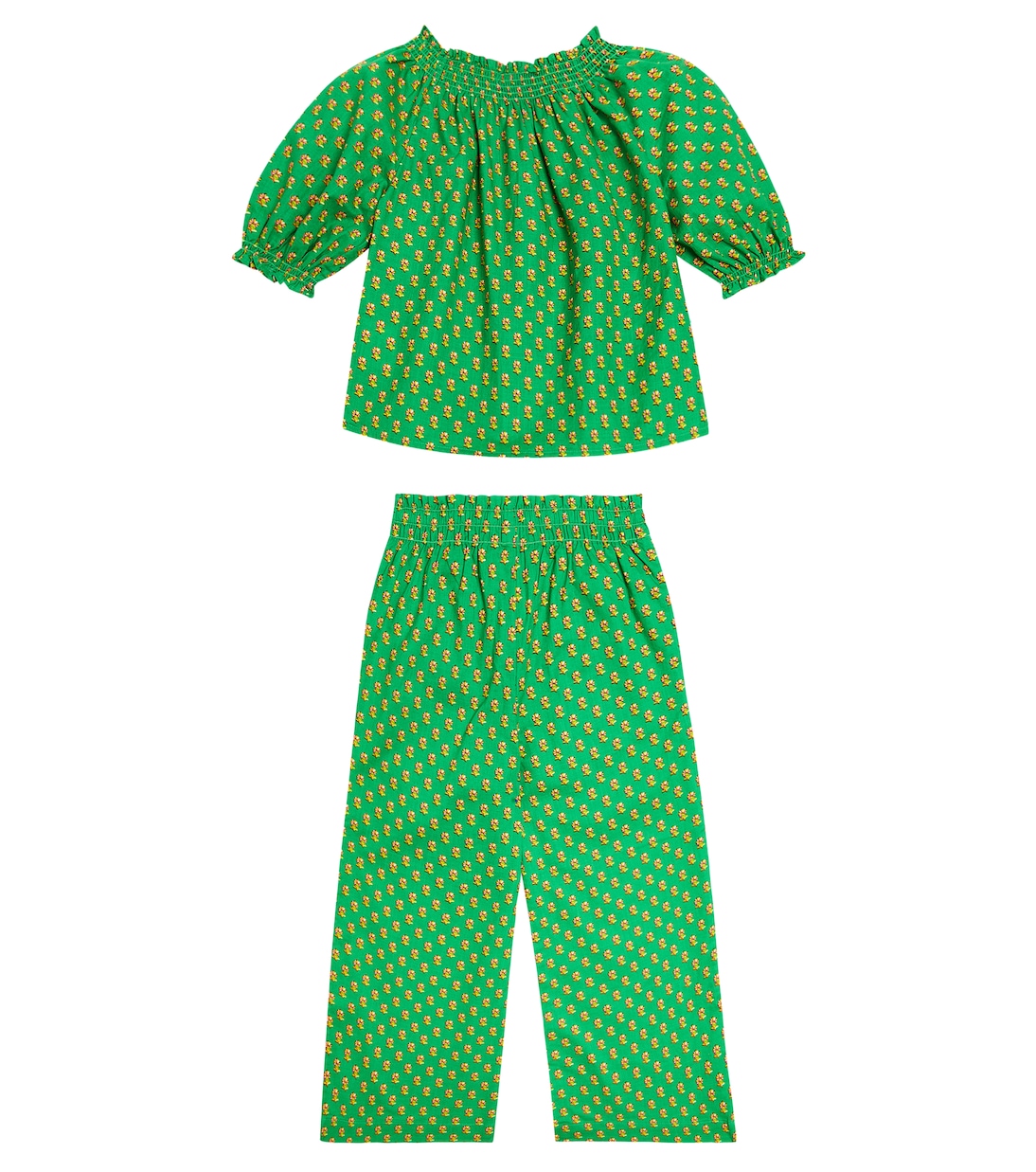Ensemble top et pantalon en coton à fleurs | Polo Ralph Lauren Kids