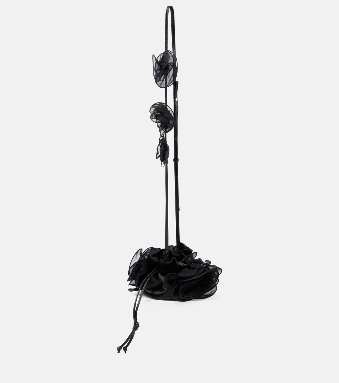 Sac seau Magda Small en soie à fleurs | Magda Butrym