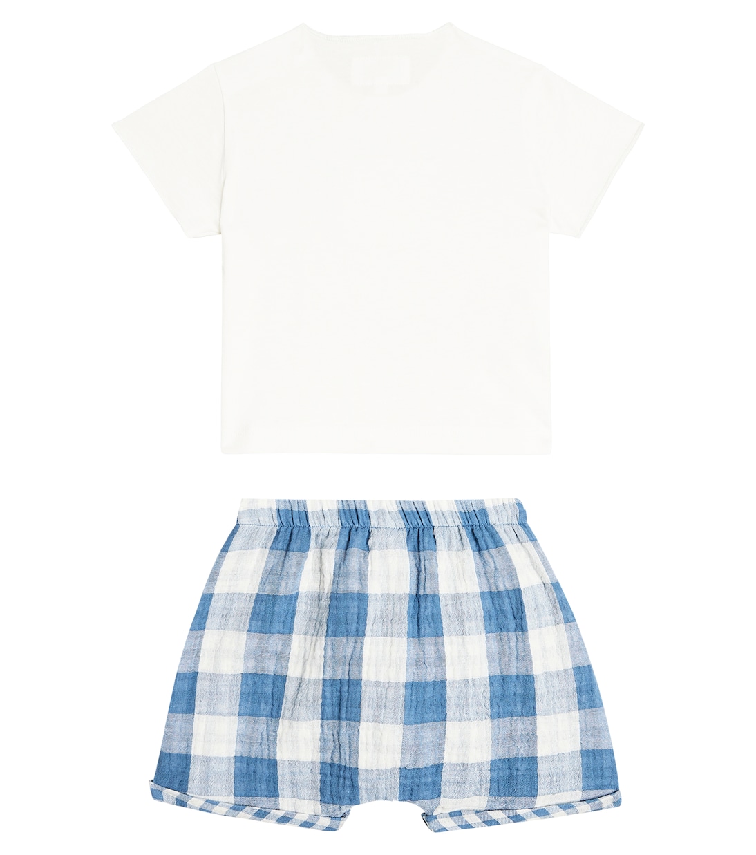 Baby cotton T-shirt and shorts set | Il Gufo