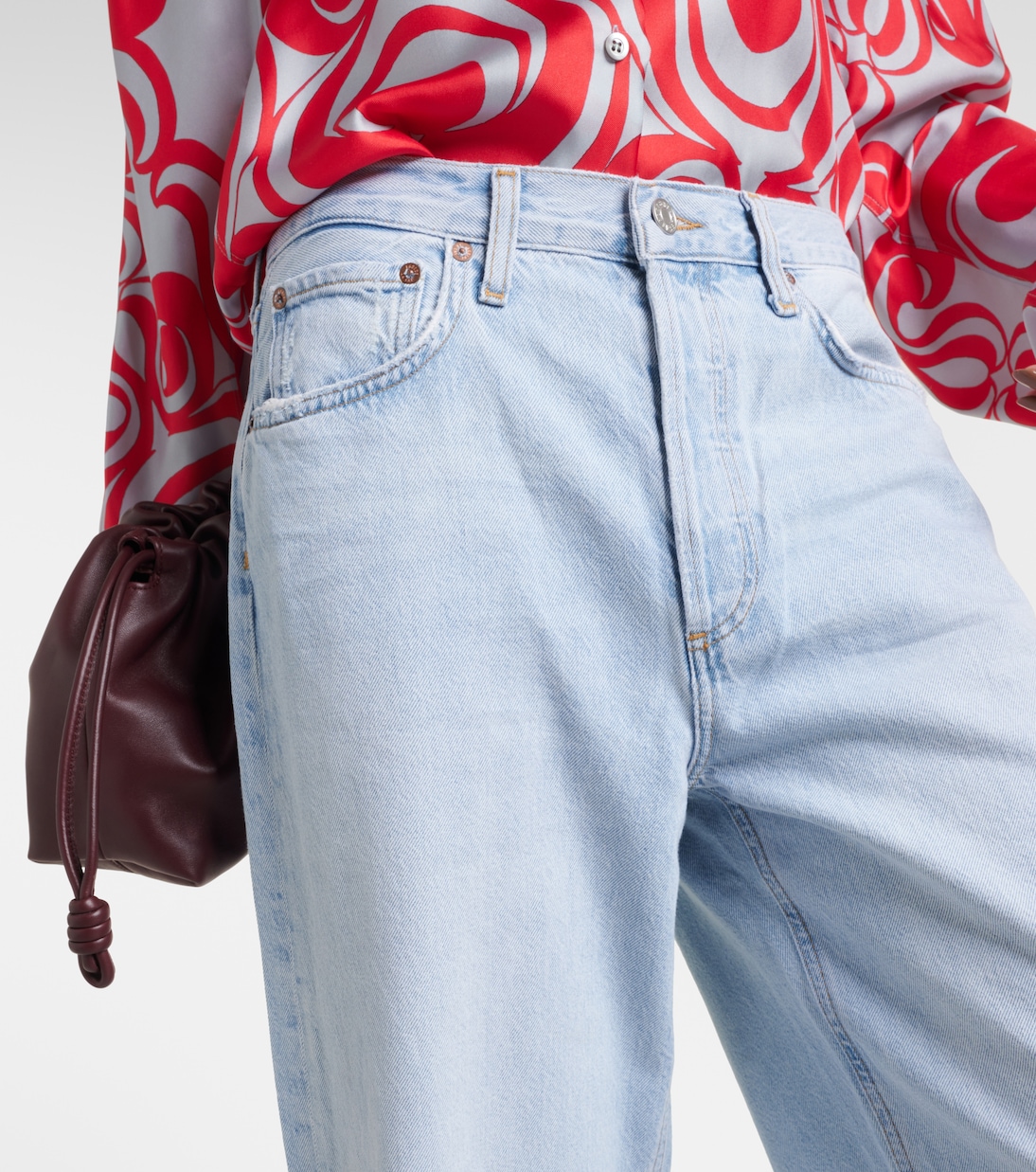 Wide-Leg Jeans Low Slung Baggy | Agolde