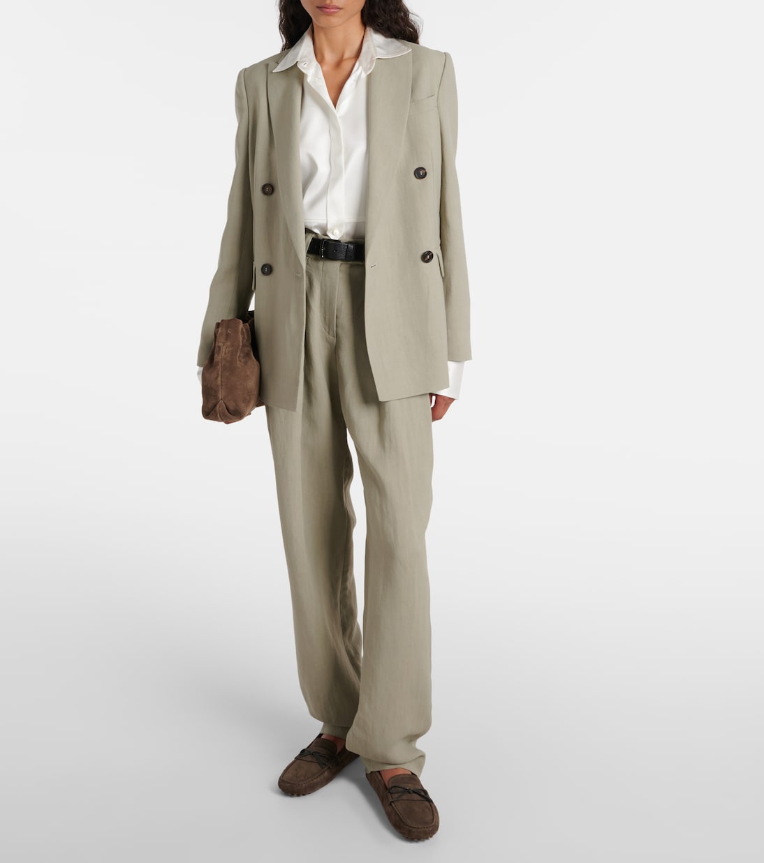 Bluse aus Satin | Brunello Cucinelli