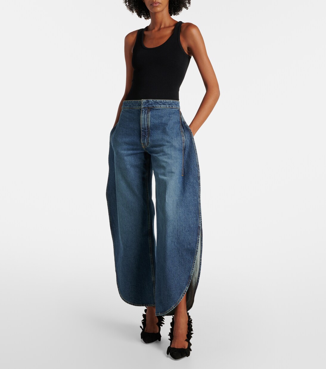 Escarpins Petal en daim | Alaïa