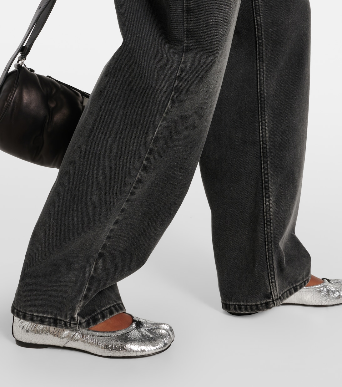 Cutout high-rise tapered jeans | Maison Margiela