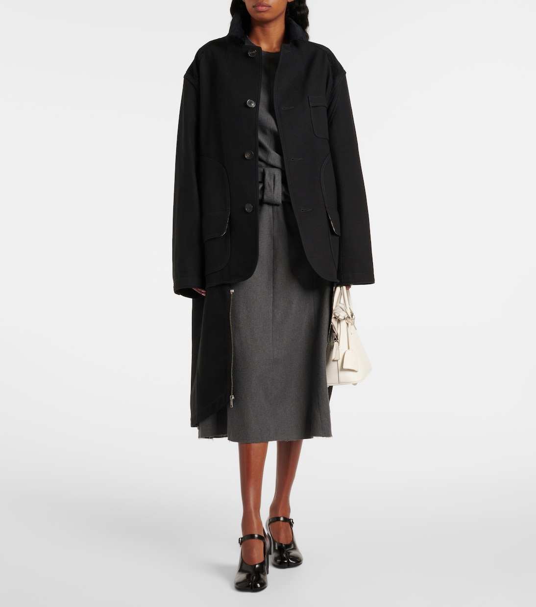 Manteau en coton et laine | Maison Margiela