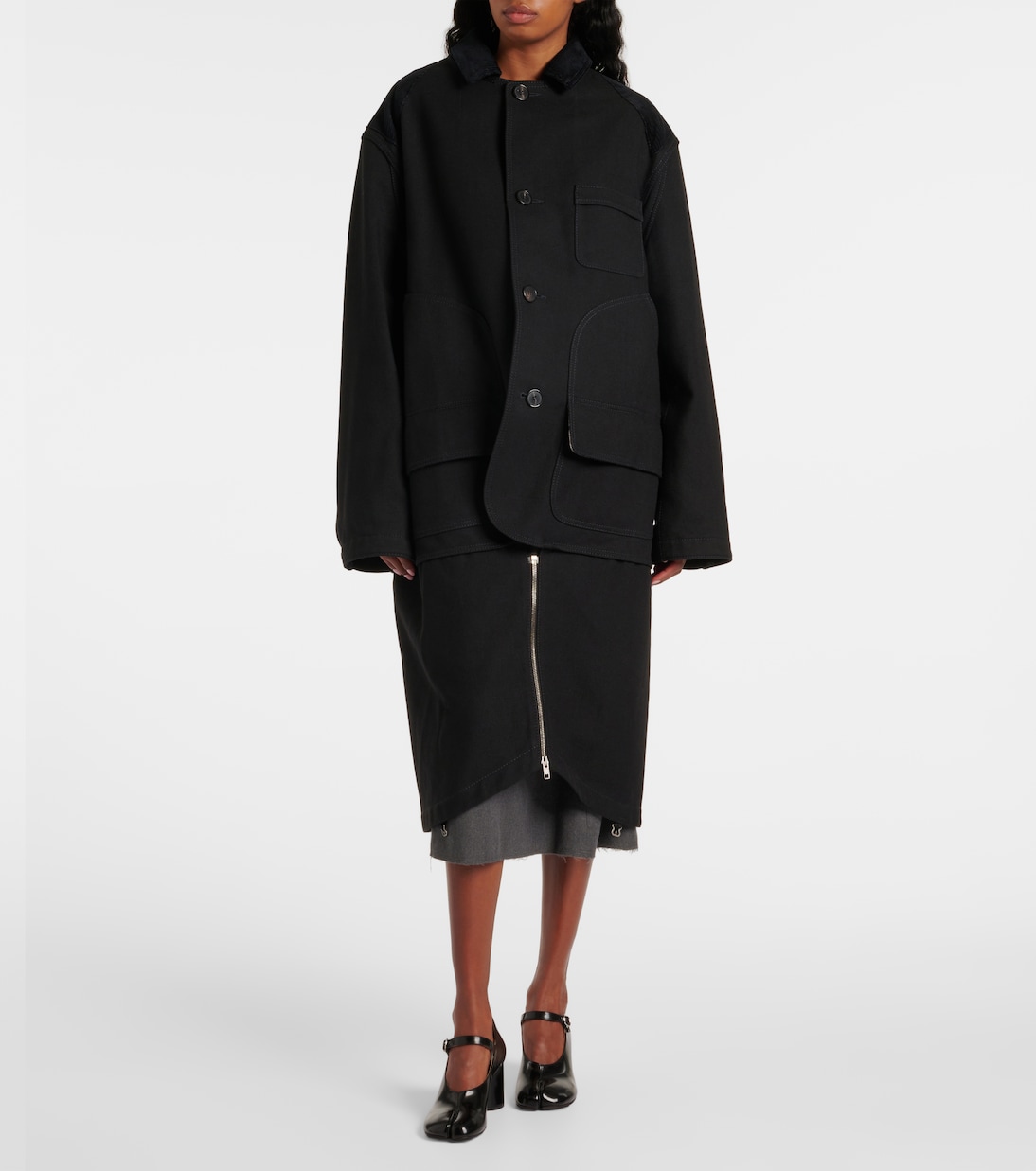 Manteau en coton et laine | Maison Margiela