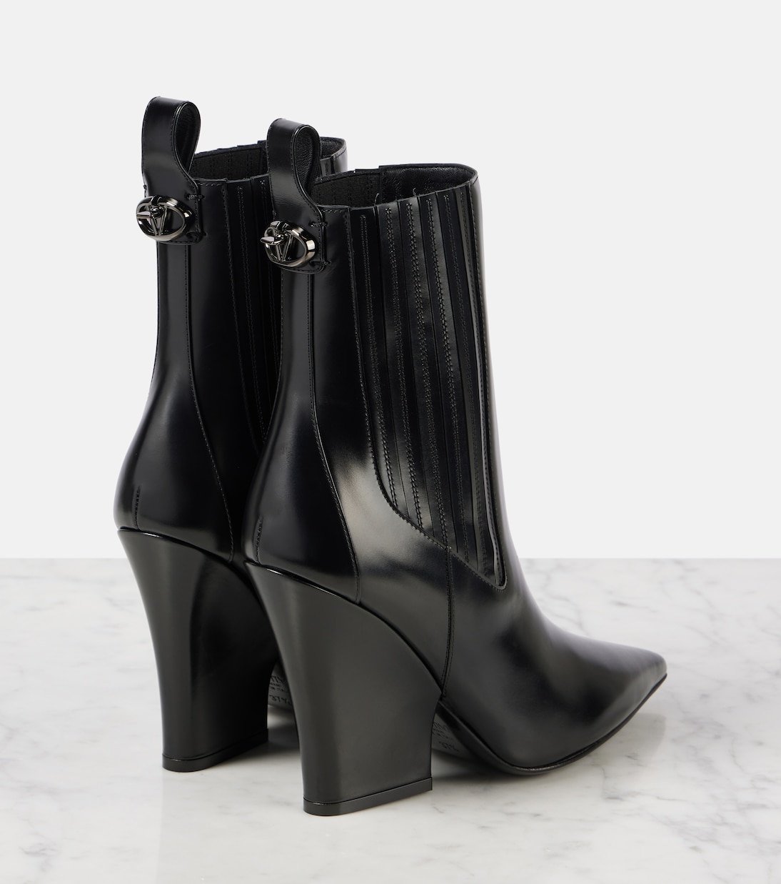 Ankle Boots VLogo Lockette aus Leder | Valentino Garavani