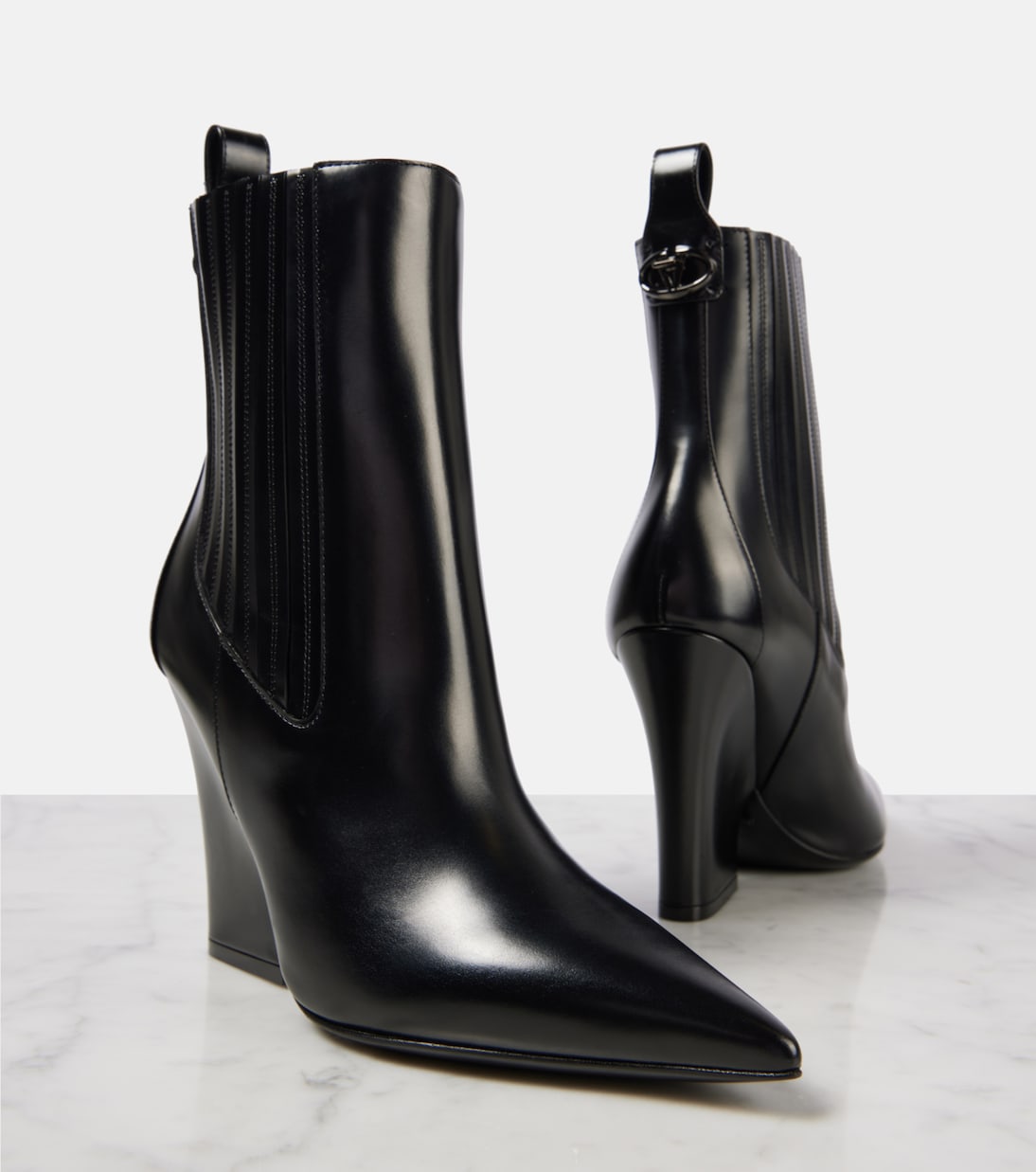 Ankle Boots VLogo Lockette aus Leder | Valentino Garavani