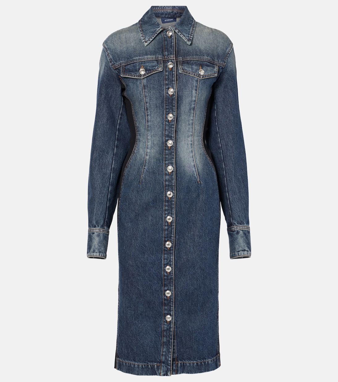 Midikleid Fiorito aus Denim | Sportmax