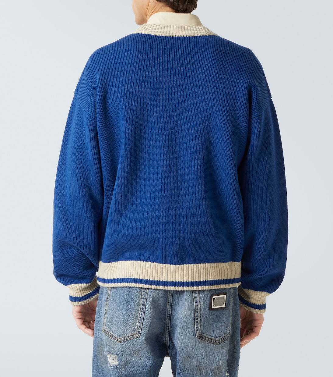 刺绣初剪羊毛开衫 | Dolce&Gabbana