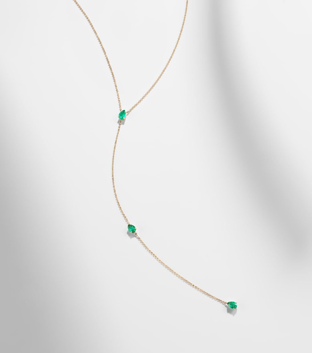 Collana in oro 18kt con smeraldi | Anita Ko