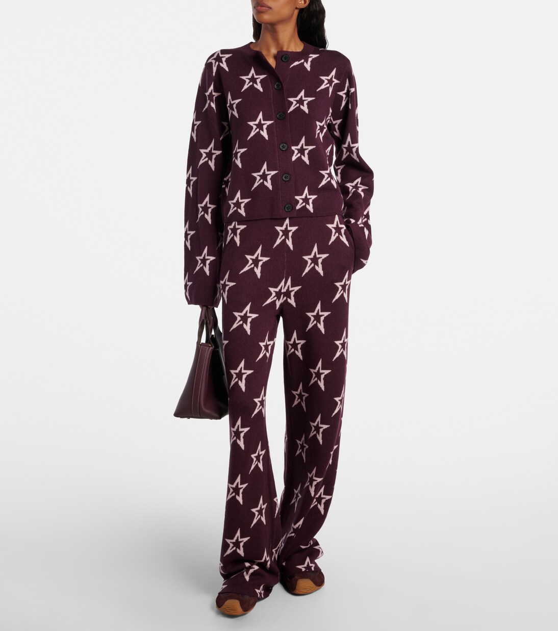 Cárdigan Chalet de lana estampado | Perfect Moment