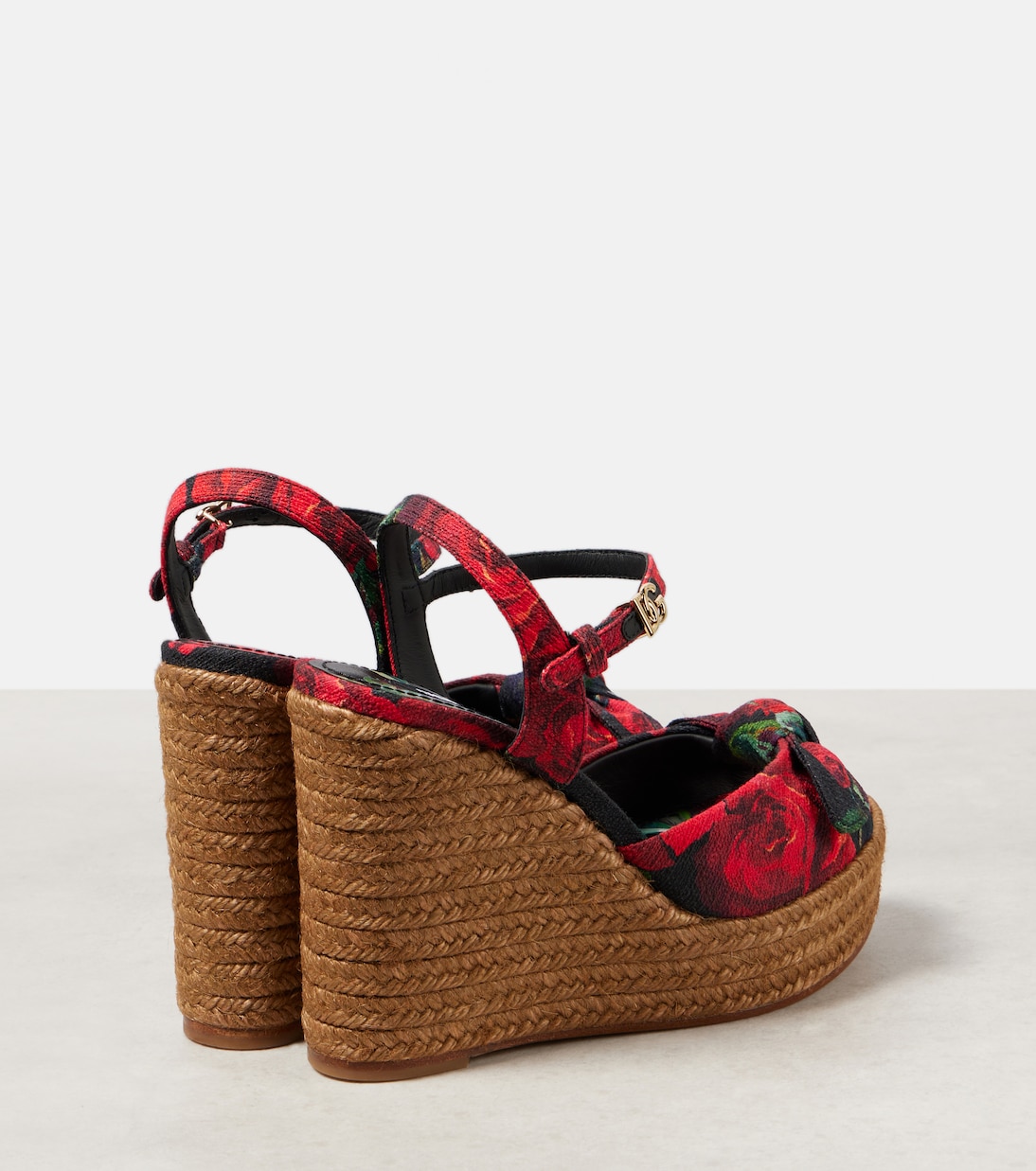 Floral canvas espadrille wedges | Dolce&Gabbana