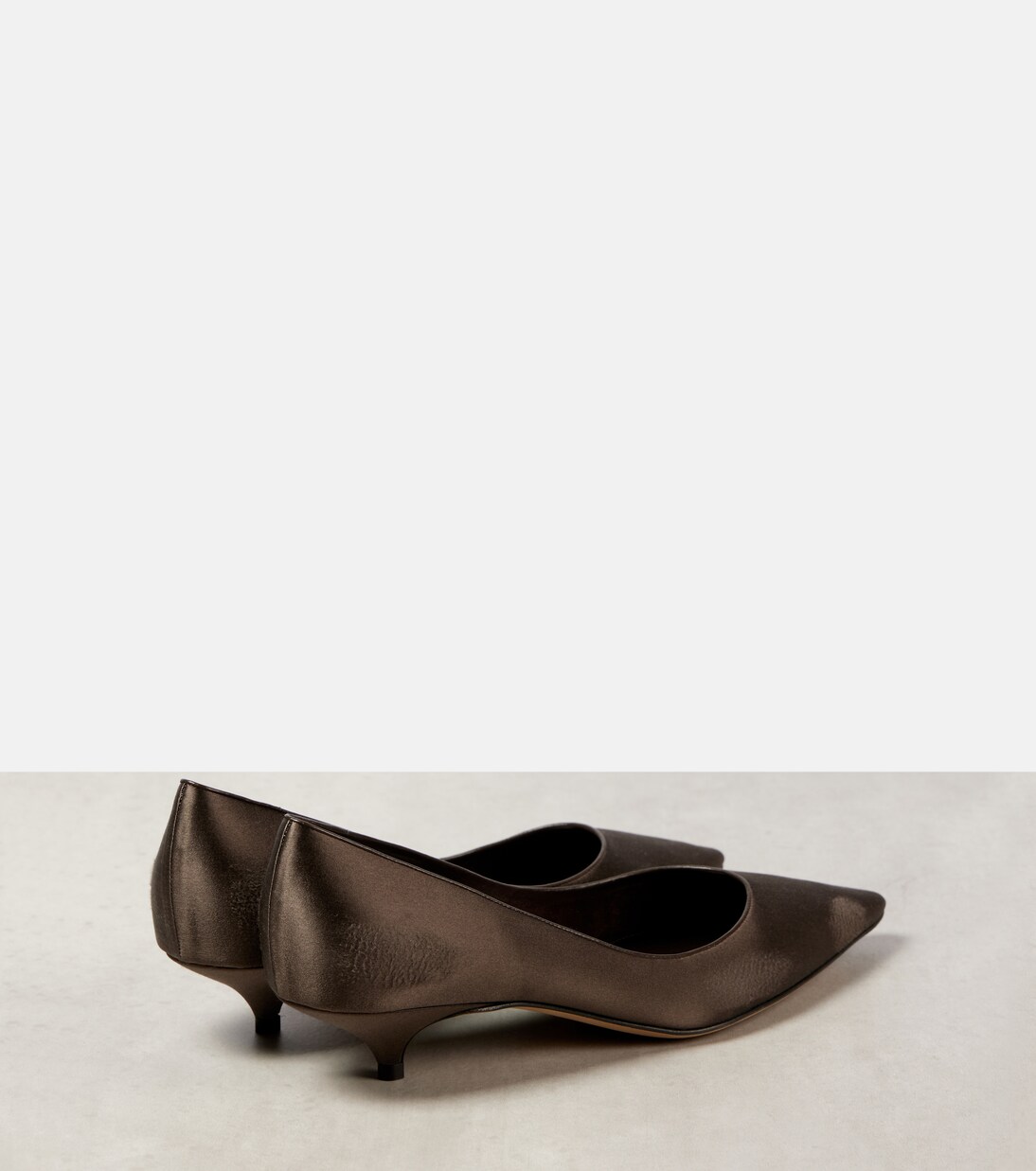 حذاء بكعب من الساتان Liisa | The Row