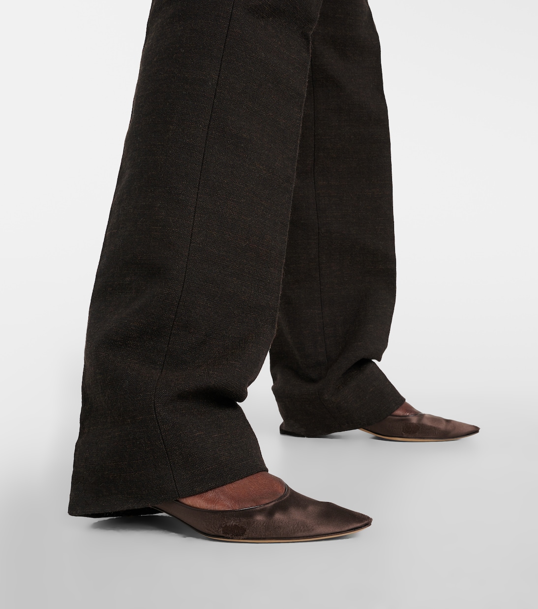 حذاء بكعب من الساتان Liisa | The Row