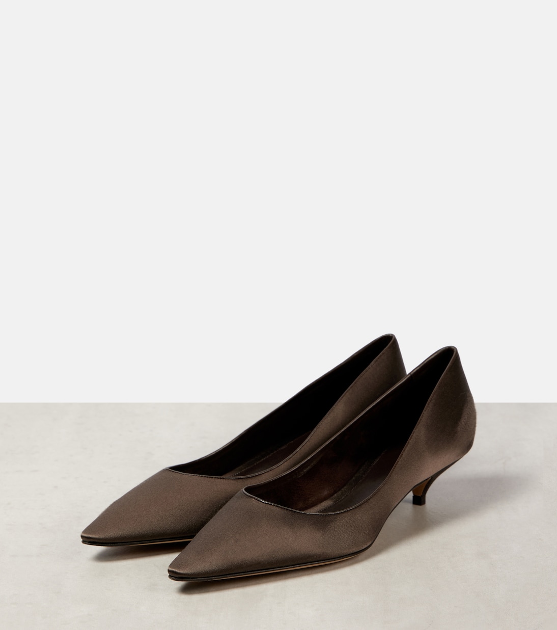 حذاء بكعب من الساتان Liisa | The Row