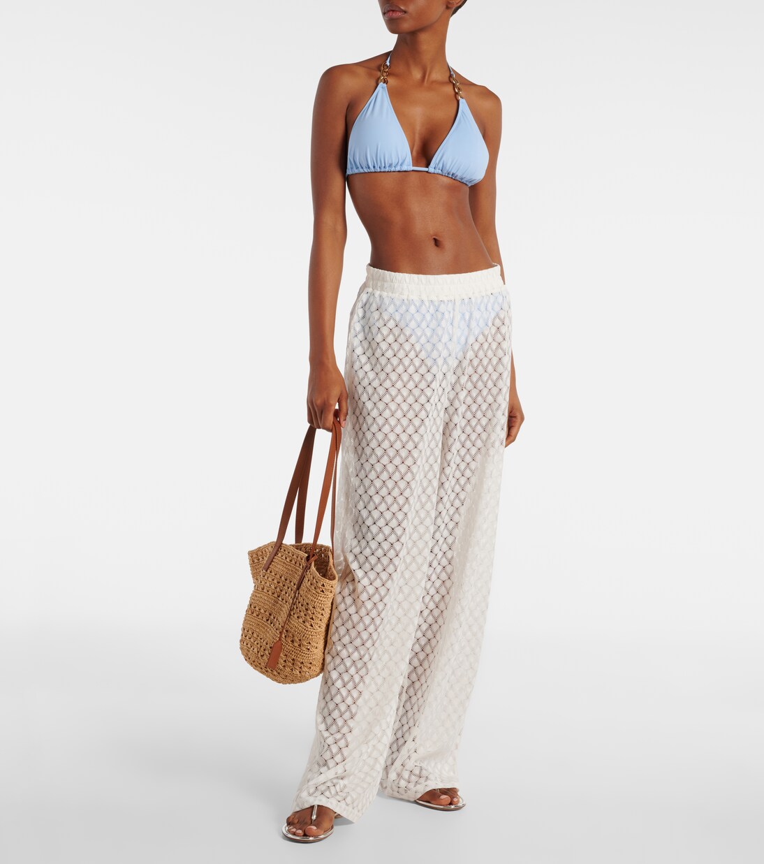 Pantalon ample Adi à taille haute | Melissa Odabash