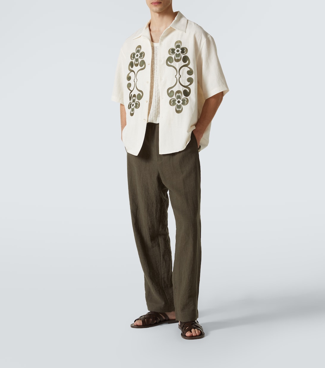 Resort wide-leg pants  | Commas