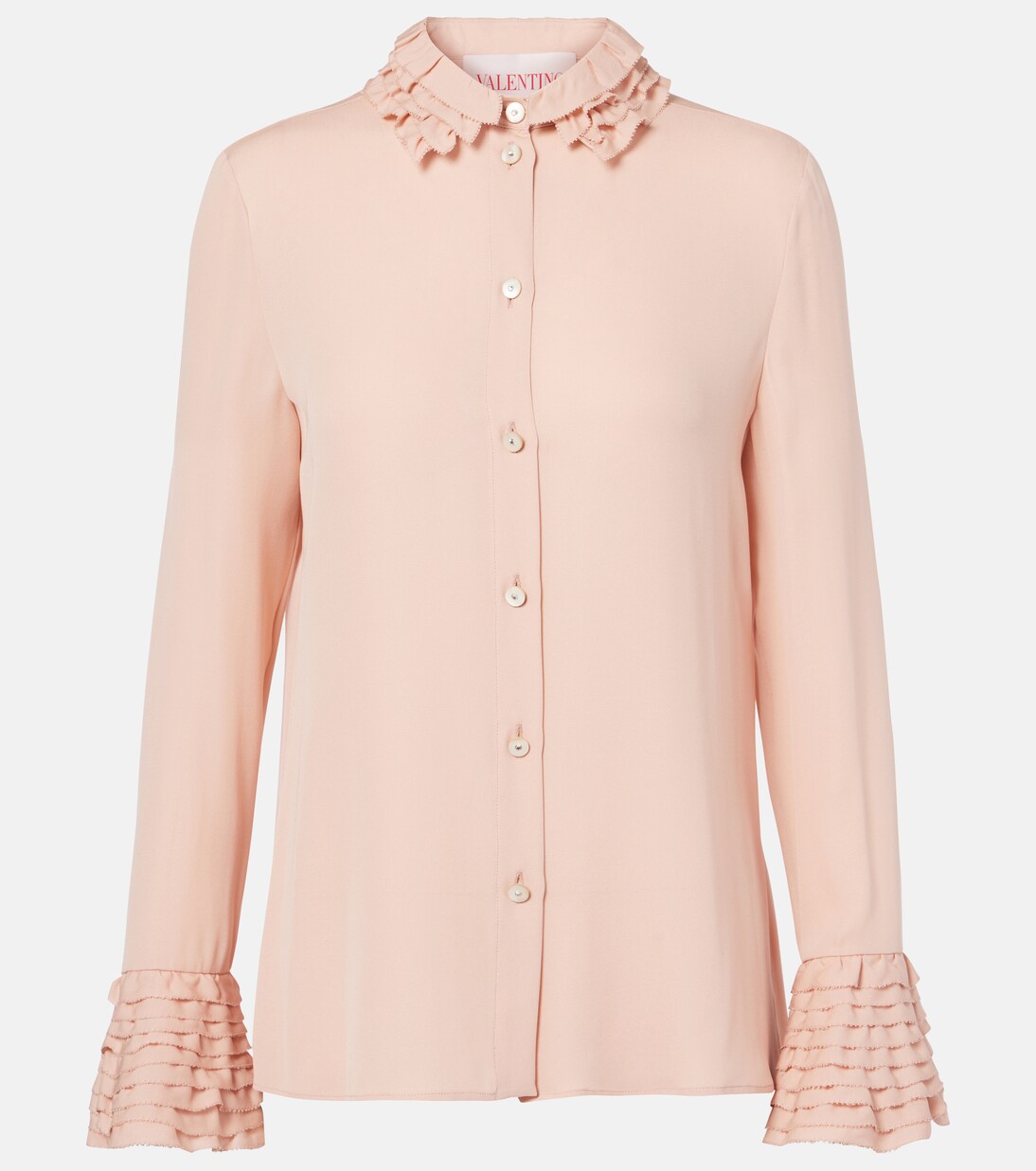 Bluse aus Seidengeorgette | Valentino