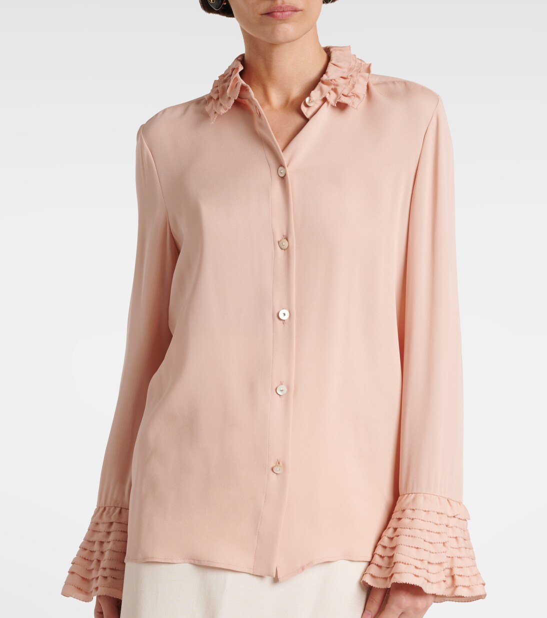 Bluse aus Seidengeorgette | Valentino