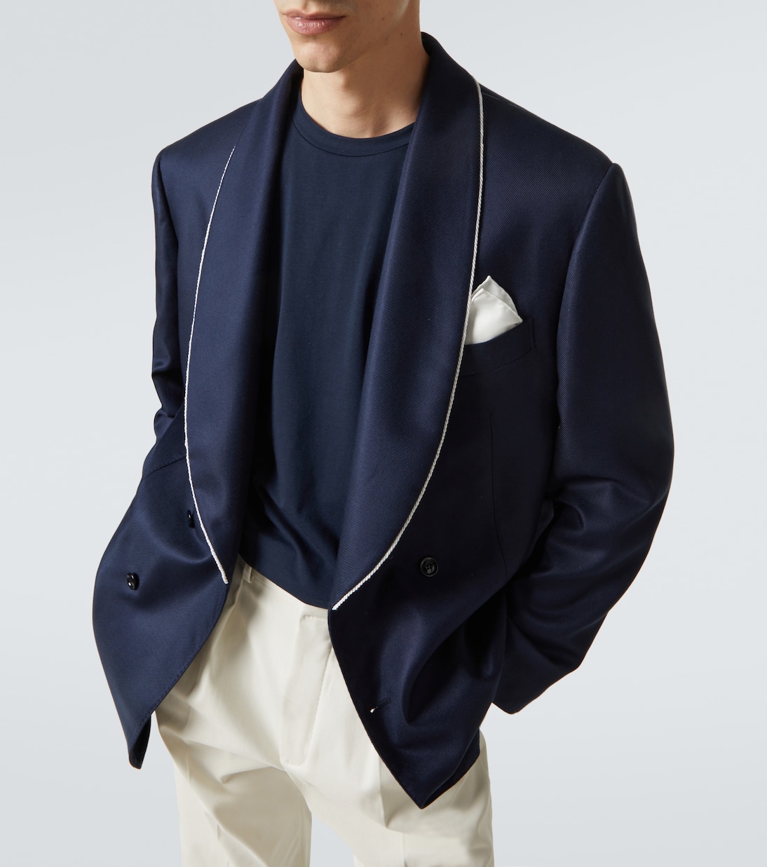 真丝塔士多夹克 | Brunello Cucinelli