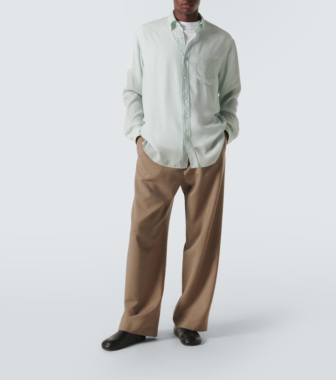 Camisa Bresson de cupro | The Row