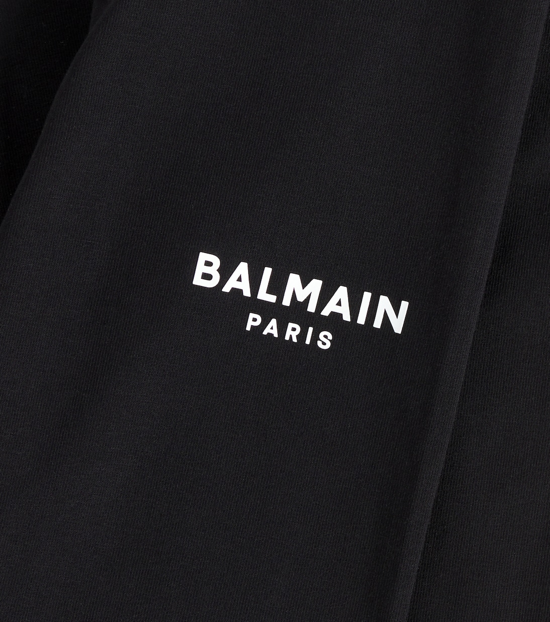 Logo cotton-blend jersey leggings | Balmain Kids