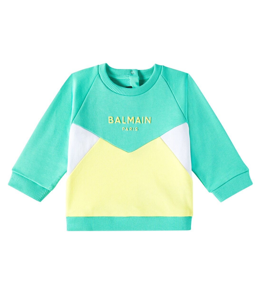Baby cotton sweatshirt | Balmain Kids