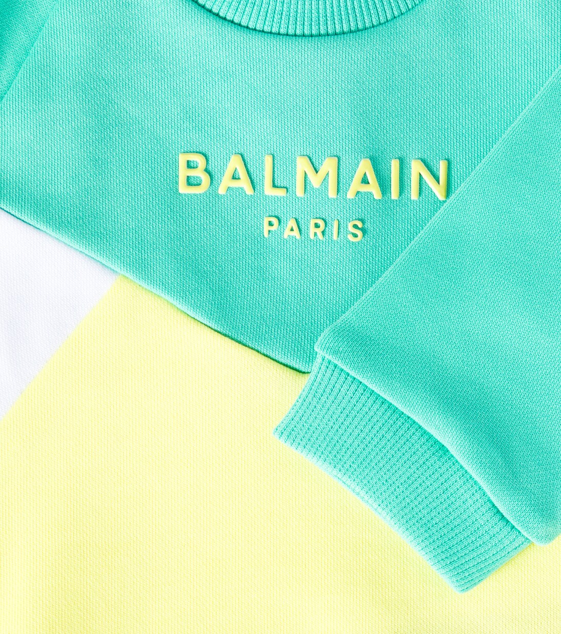 Baby cotton sweatshirt | Balmain Kids