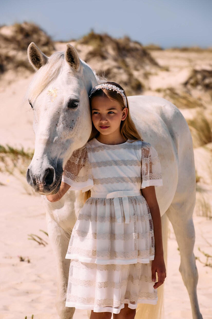 Robe brodée en tulle | Patachou