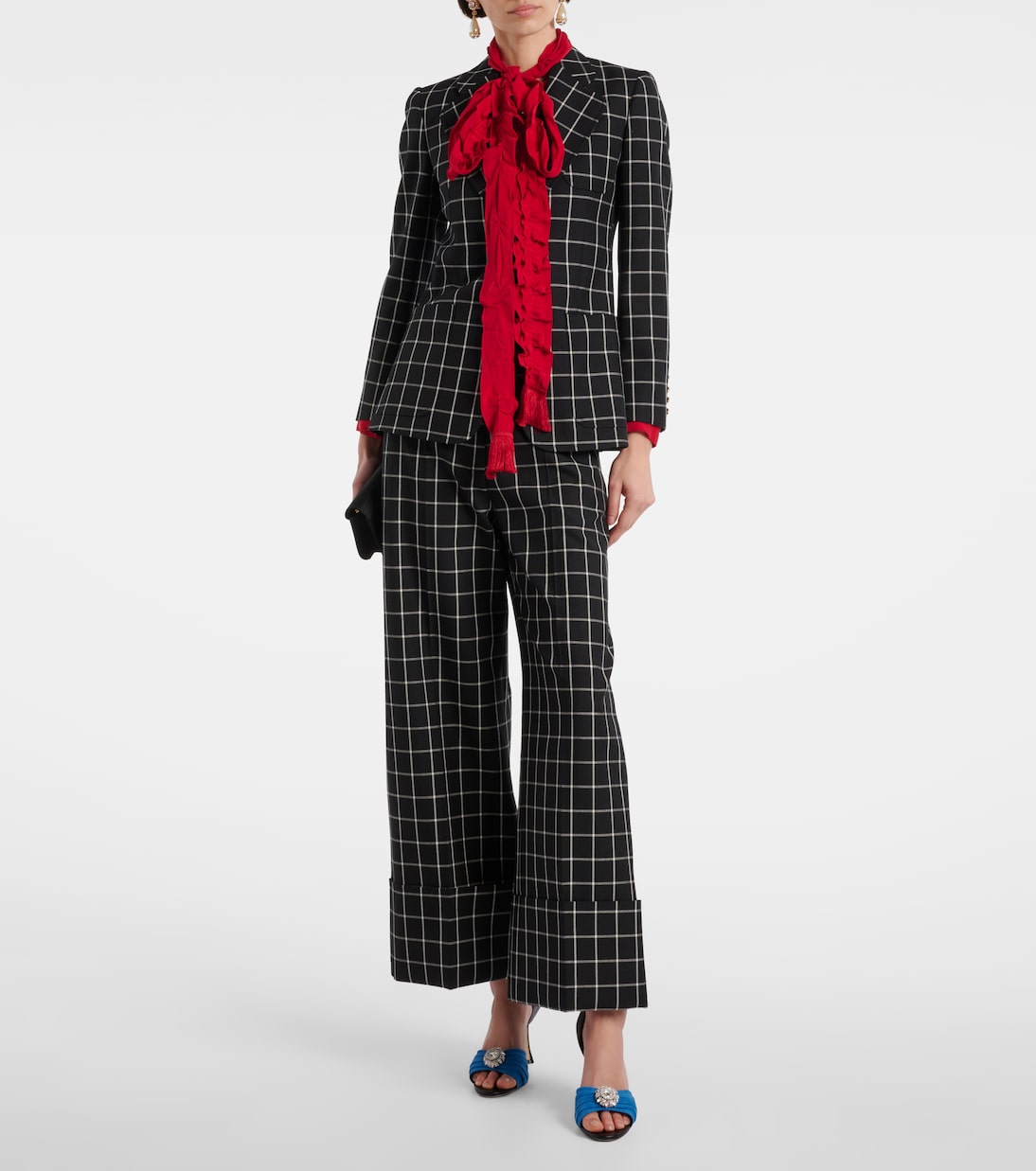 Verzierte Sandalen Ansak 90 aus Veloursleder | Manolo Blahnik