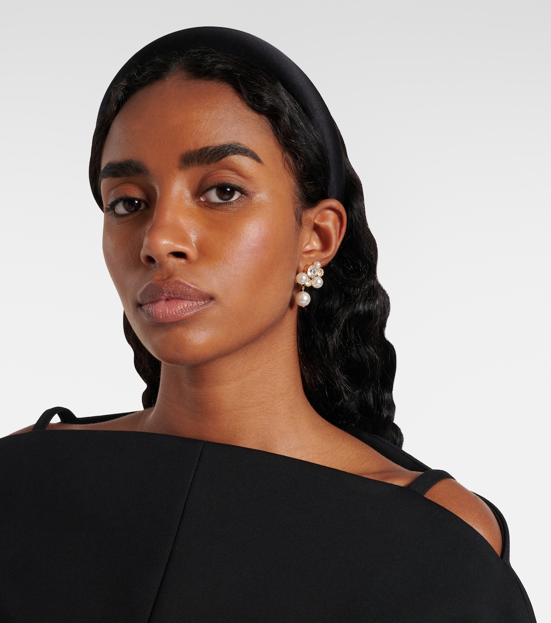 Haarreif Tori aus Satin | Jennifer Behr