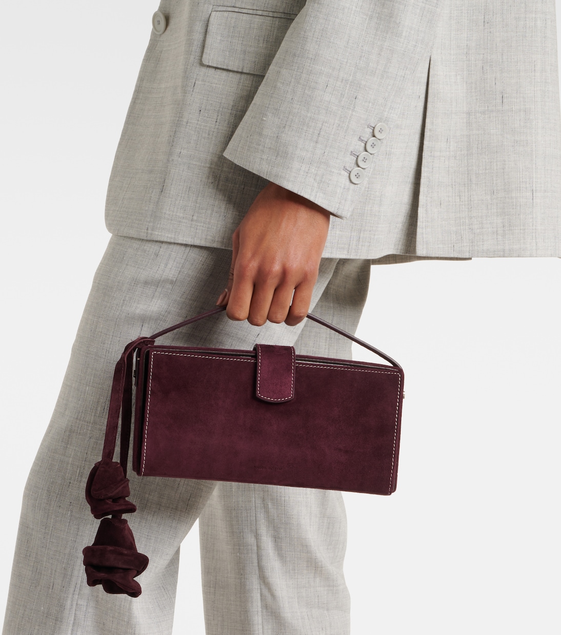 Clutch Apolonia Small in suede | Magda Butrym
