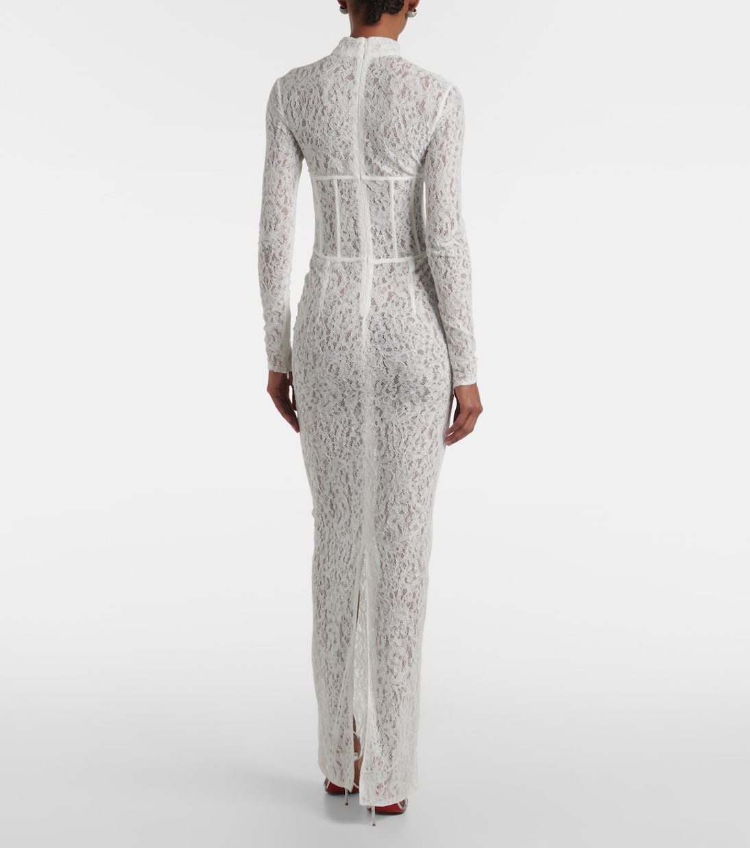 Abito lungo bustier Isadora in pizzo | The New Arrivals Ilkyaz Ozel