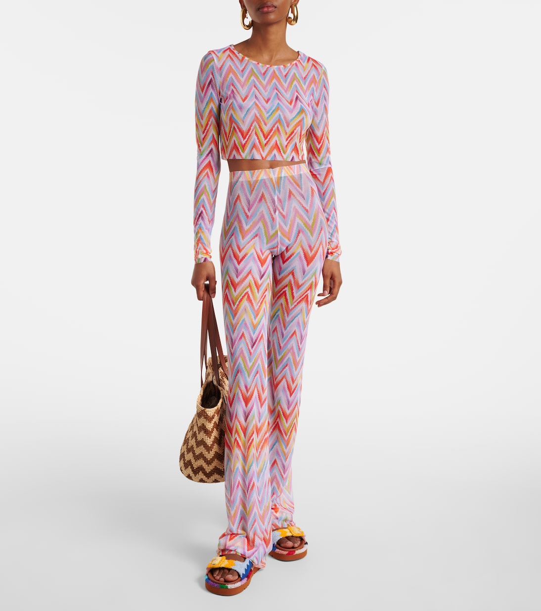 Chevron cropped top | Missoni