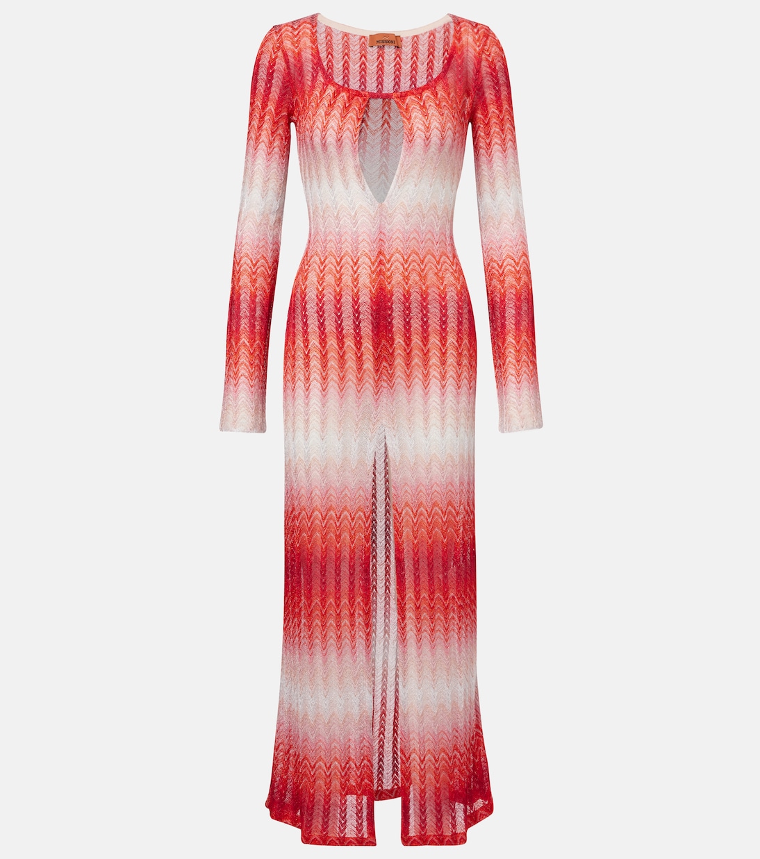 Maxikleid aus Häkelstrick | Missoni