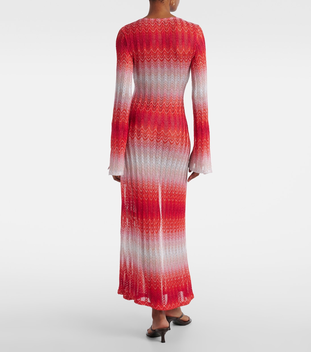 Maxikleid aus Häkelstrick | Missoni