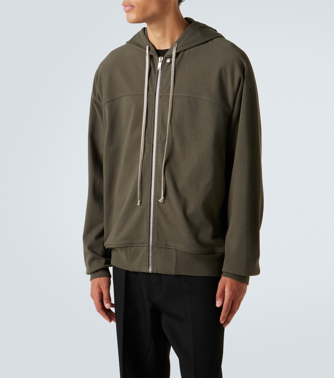 Cotton jersey hoodie | Rick Owens