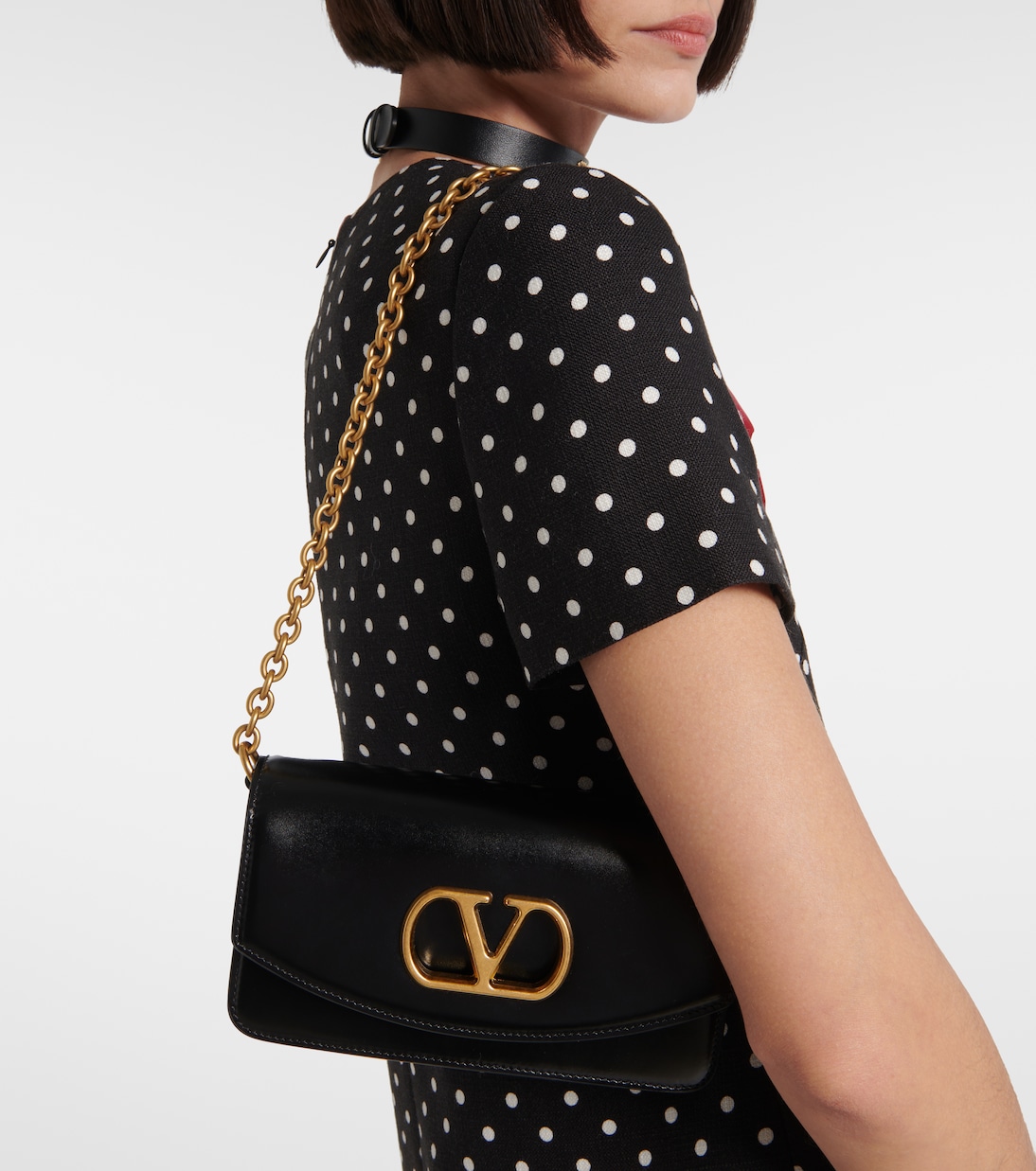 Pochette Vain Small en cuir | Valentino Garavani