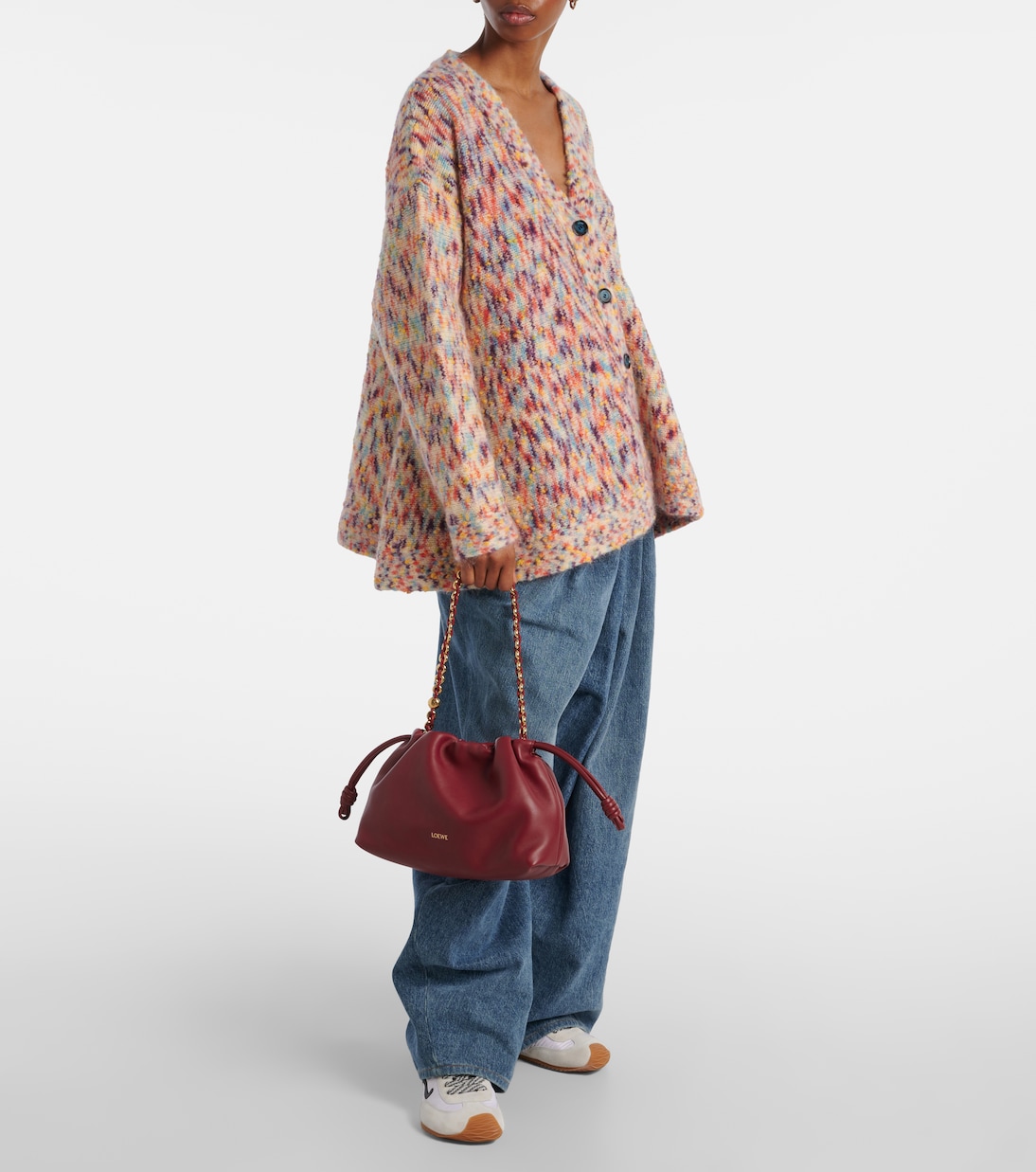 Clutch Flamenco Medium aus Leder | Loewe