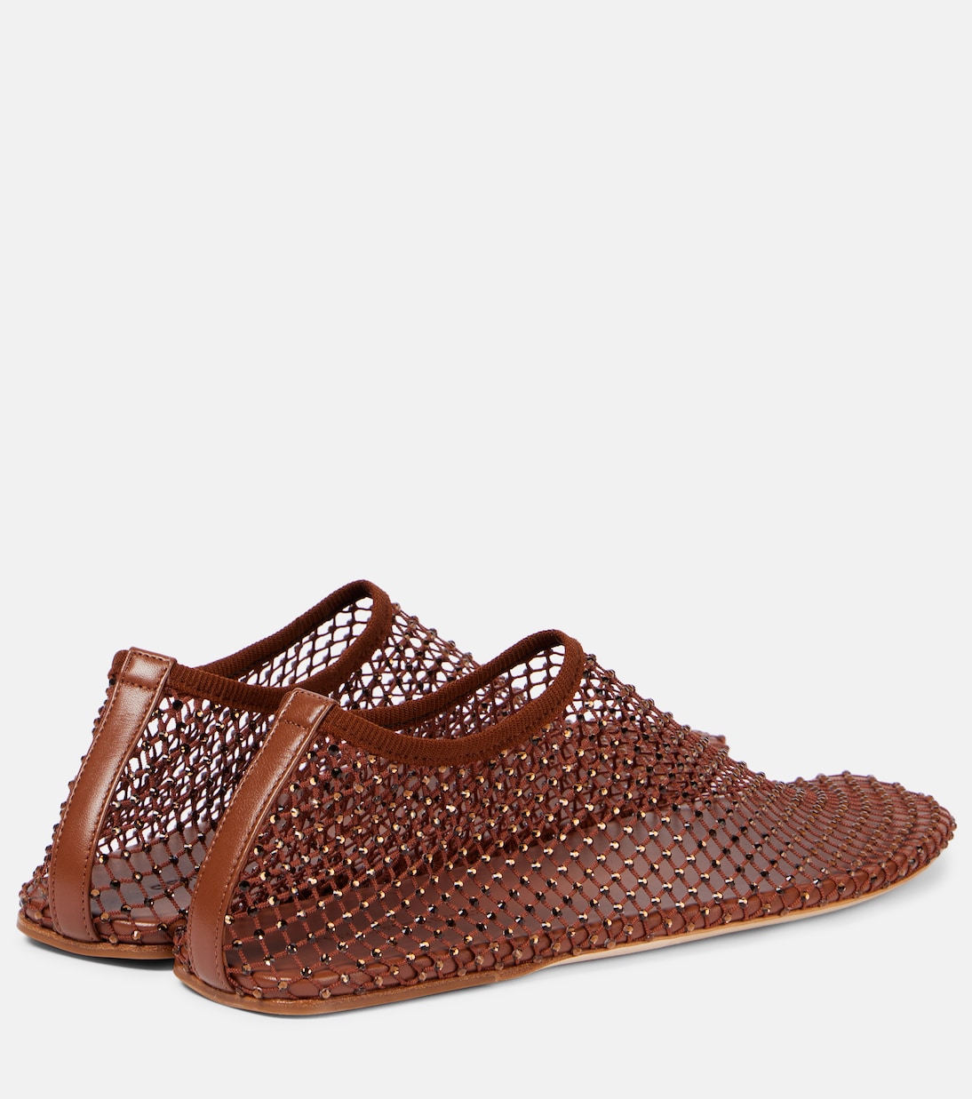 Bailarinas Minette de malla con cristales | Christopher Esber