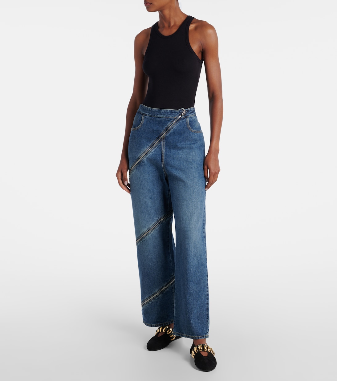 Verzierte Ballerinas aus Veloursleder | Alaïa