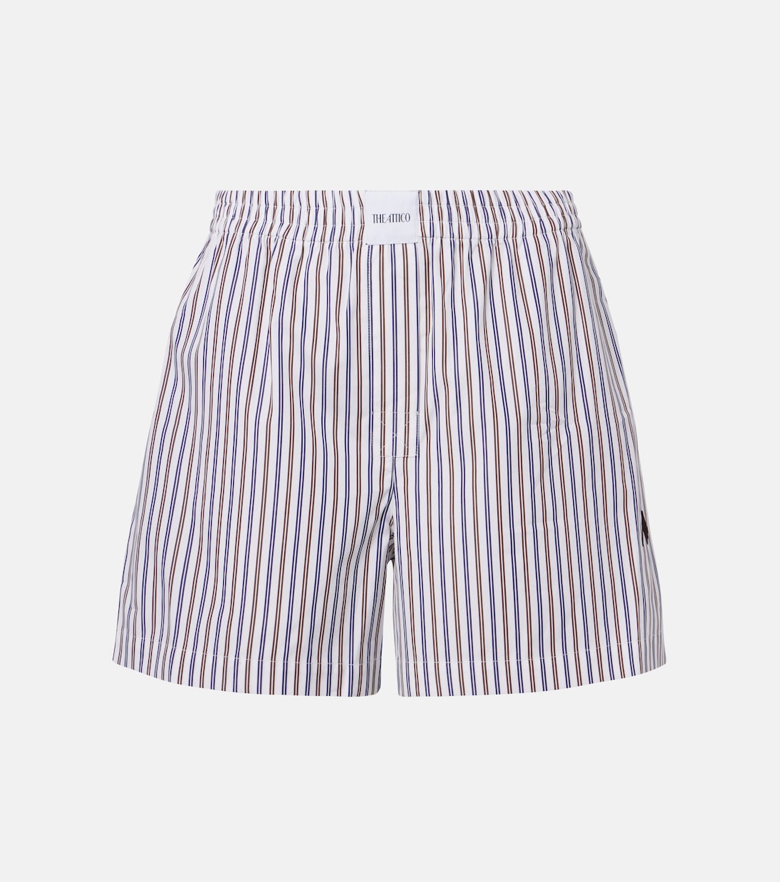 Striped cotton shorts | The Attico