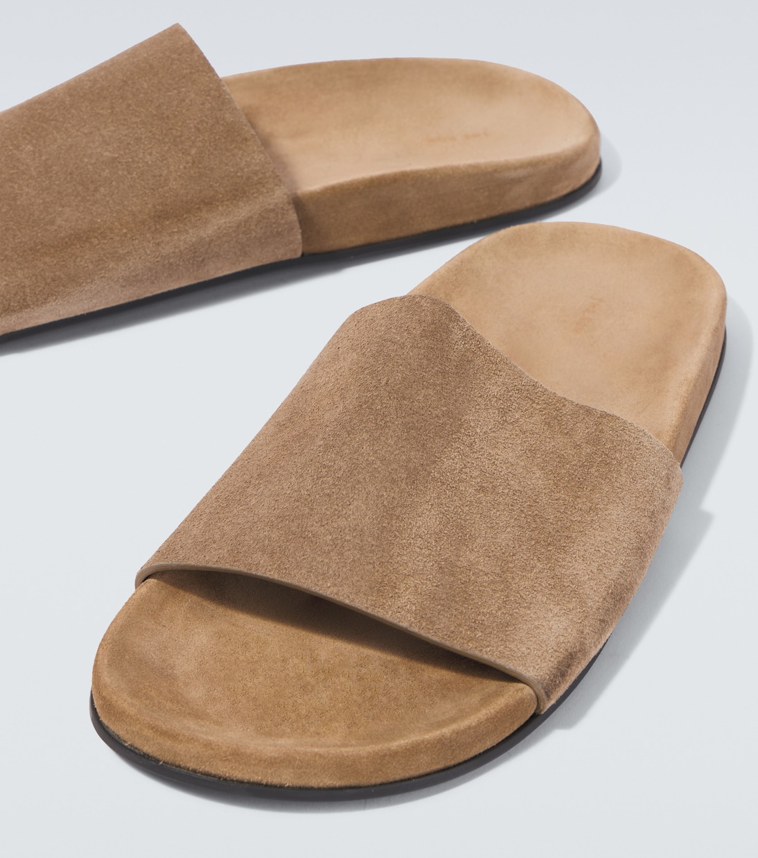 Hugh suede slides | The Row