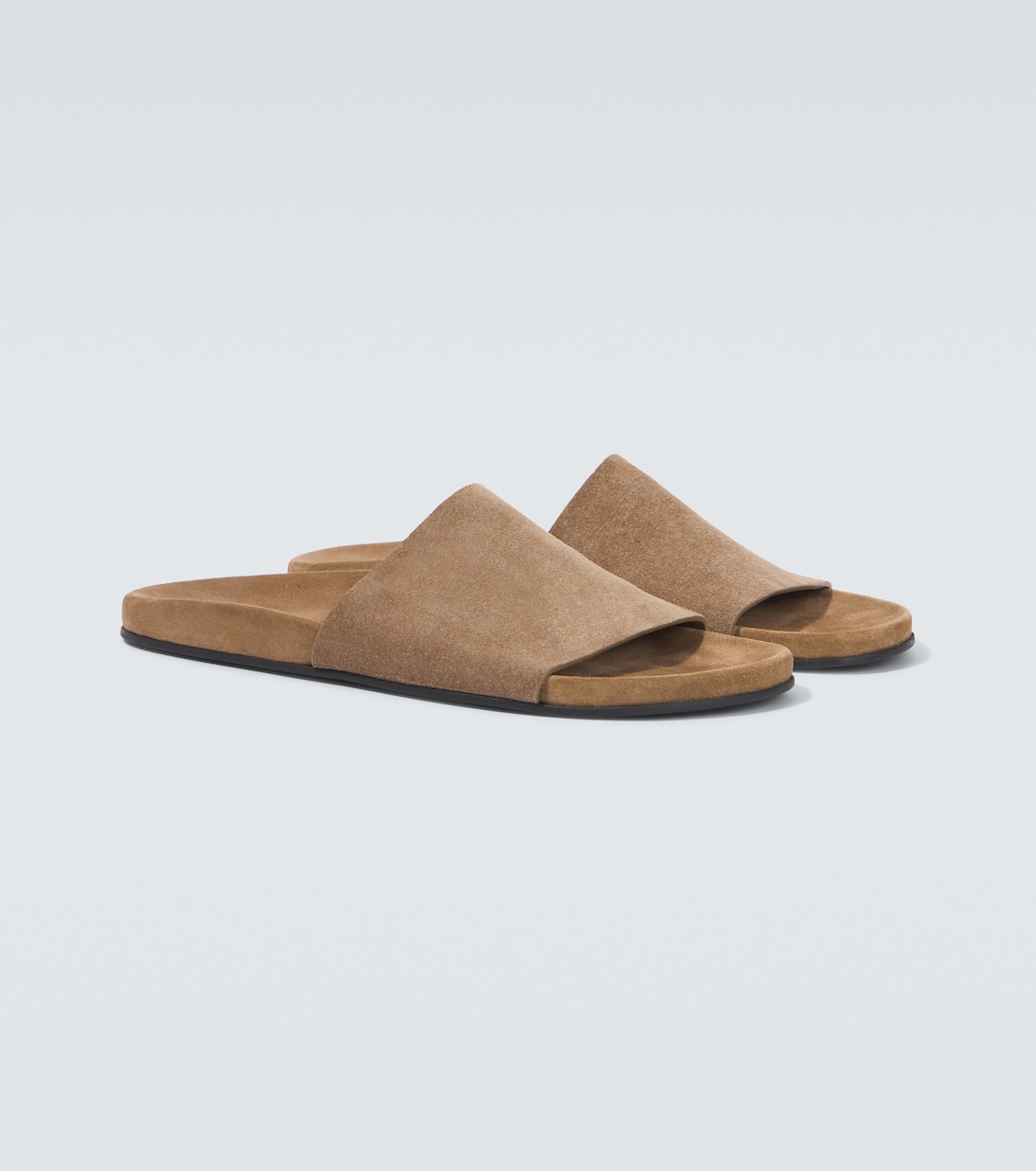 Hugh suede slides | The Row