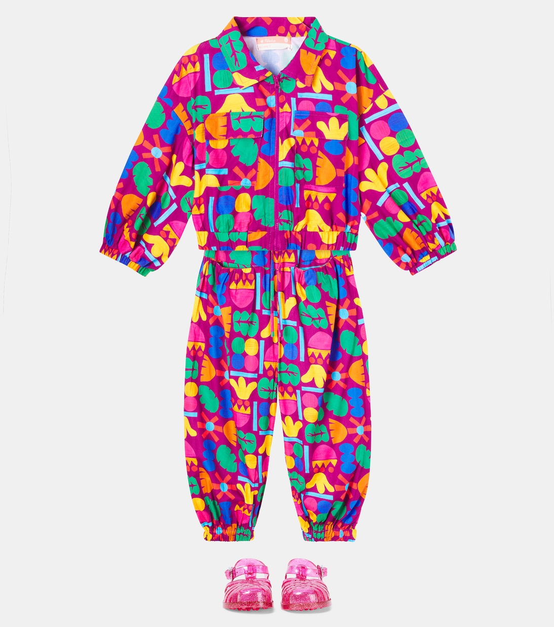 Bedruckte Jacke Mais Flores aus Baumwolle | Fábula