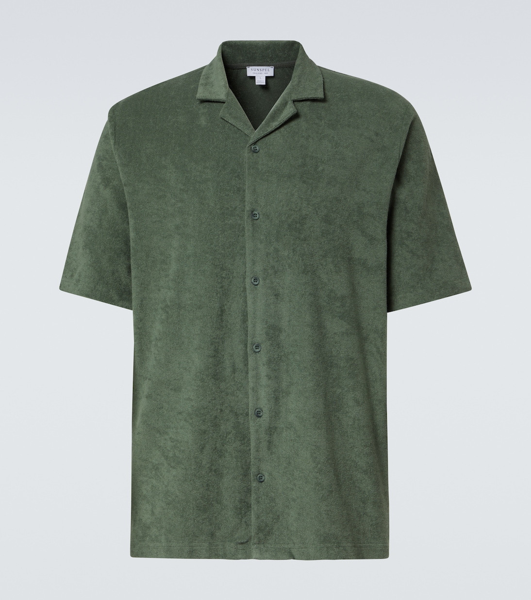 Camicia bowling in spugna di cotone | Sunspel