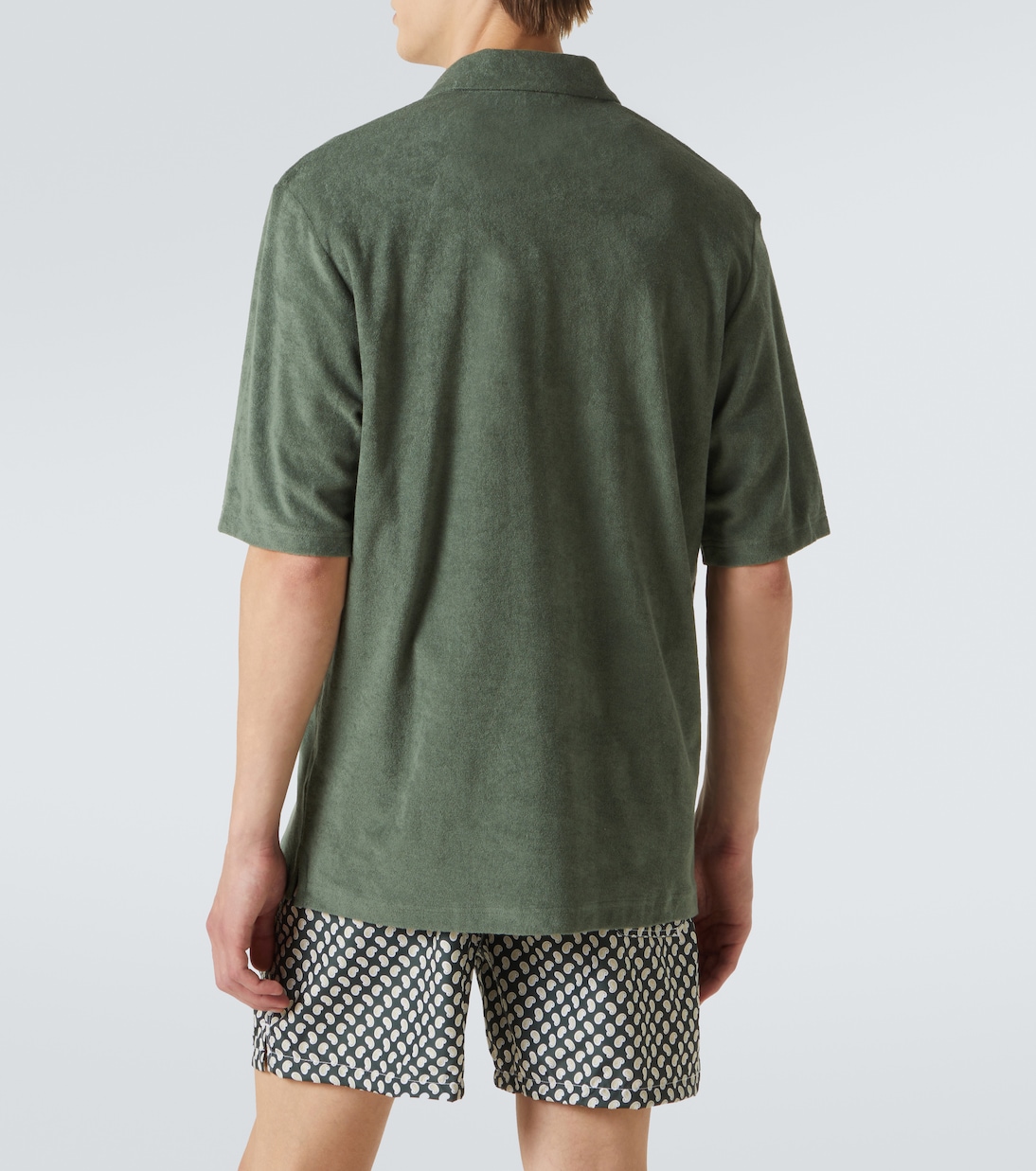 Camicia bowling in spugna di cotone | Sunspel